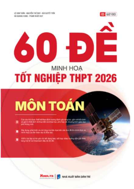 PDF 60 Đề Minh Họa Tốt Nghiệp THPT 2026 Môn Toán Moon