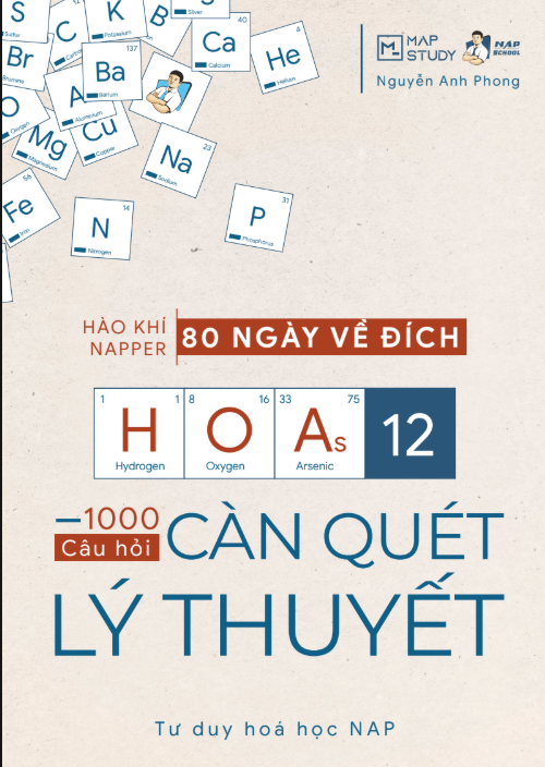1000 CÂU HỎI CÀN QUÉT LÝ THUYẾT HÓA HỌC 12