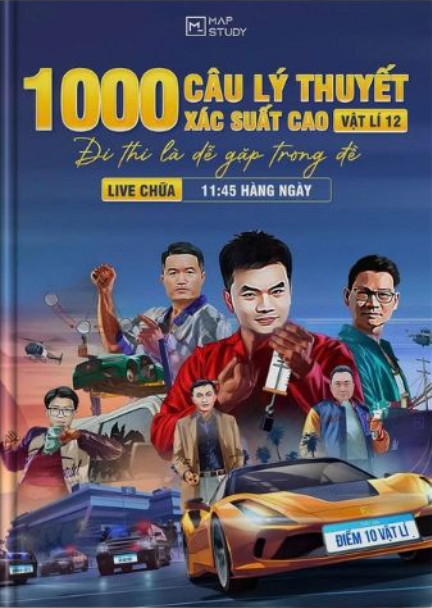 1000 câu lí thuyết xác suất cao Vật Lý 12 Thầy Vũ Ngọc Anh